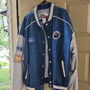 Ford Blue and Gray Varsity Jacket